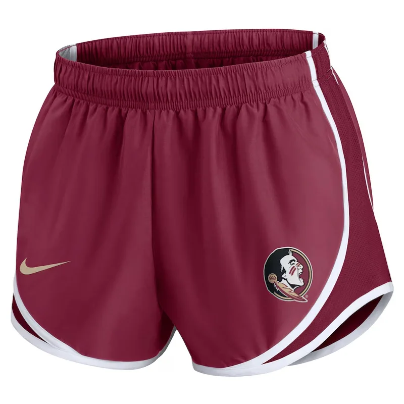 Nike Women's  Seminole Logo Tempo Short - Garnet