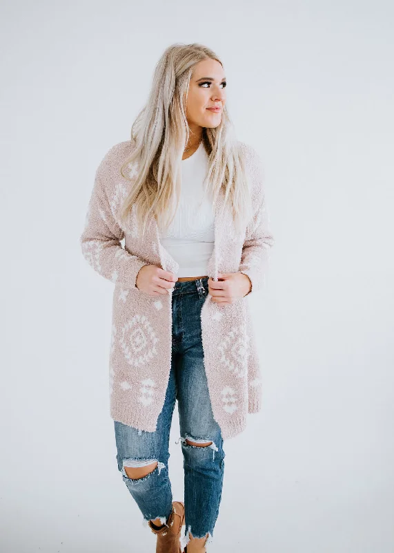 Shawna Fuzzy Knit Cardigan FINAL SALE