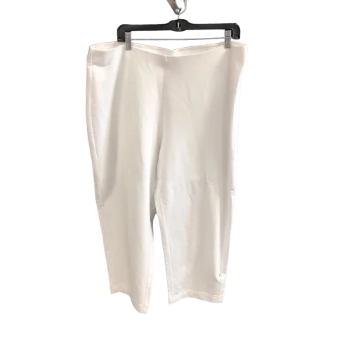 Pants Leggings By Pure Jill In White, Size: 2x