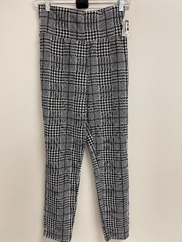 Pants Leggings By Shein In Black & White, Size: 18