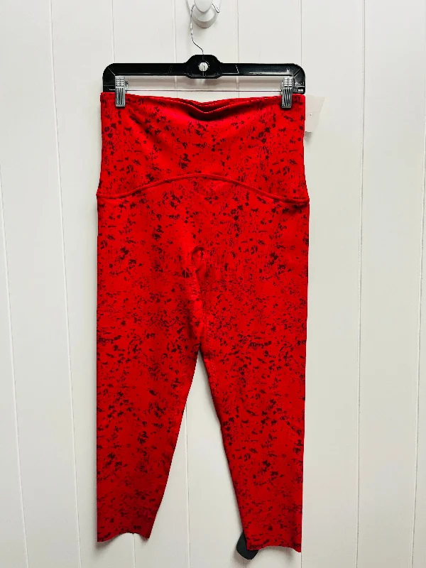 Pants Leggings By Spanx In Red, Size: L