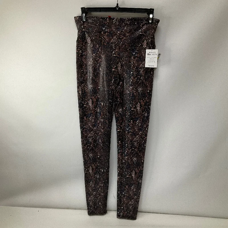 Pants Leggings By Spanx In Brown, Size: M