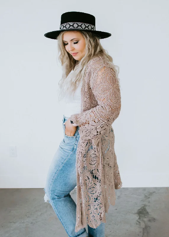 Hilary Crochet Lace Cardigan