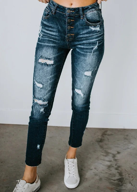 Malone Button Fly Skinny Jean FINAL SALE