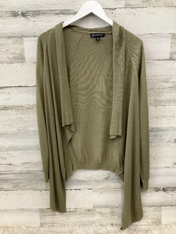 Sweater Cardigan By International Concepts In Green, Size: S