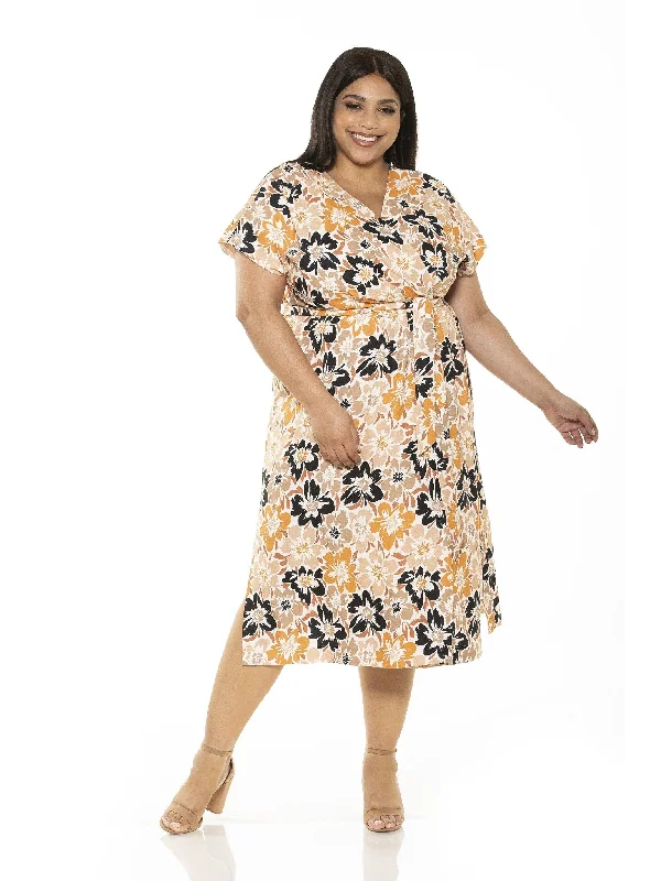 Iris Wrap Dress - Plus Size