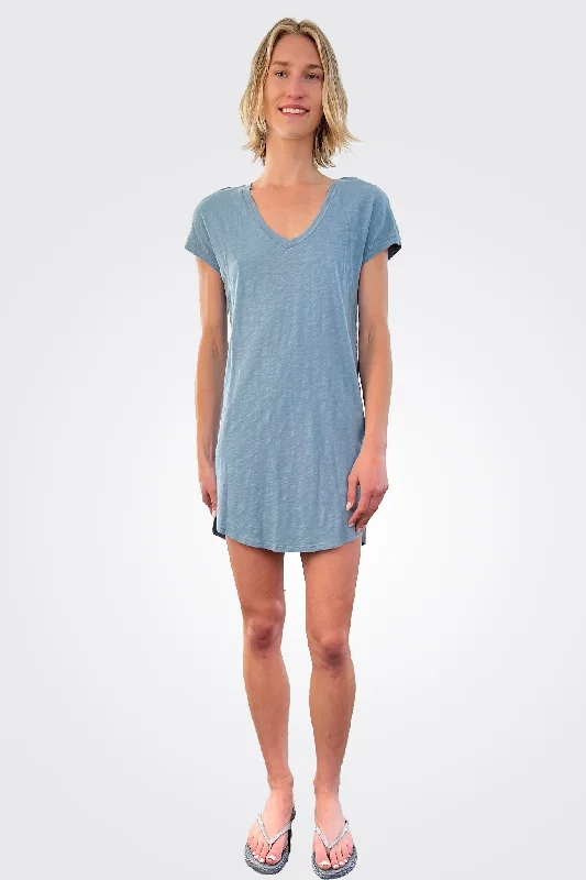 Raglan T Shirt Dress - River