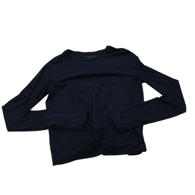 Top Long Sleeve Designer By Athleta In Black, Size: S