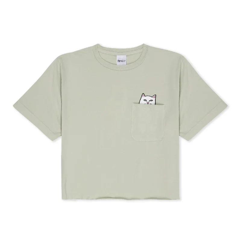 Lord Nermal Peace Cropped Pocket Tee (Sage)